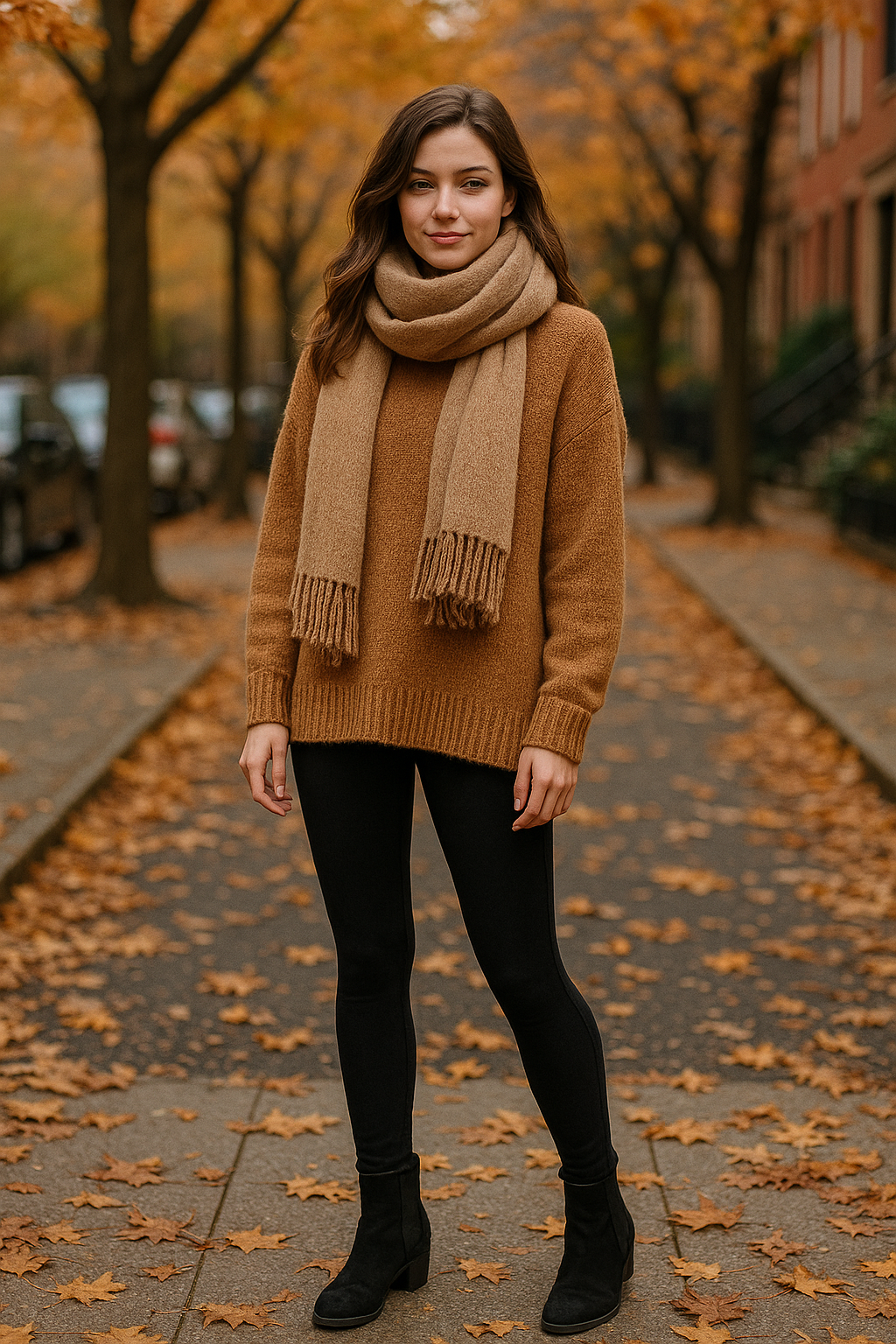 Fresh Outfit Ideas with Black Leggings; Fall 2025 Fashion Trends