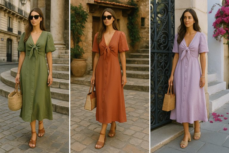 🌸 The Ultimate Guide to Styling Cotton & Linen Dresses: Colors, Shoes, and Accessories